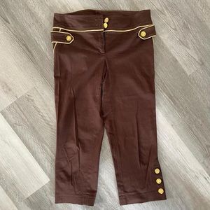 Brown Capris